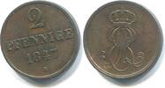 Hannover, 2 Pfennig Ernst August 1837-1851, -