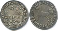 Braunschweig-Calenberg-Hannover, 24 Mariengroschen Johann Friedrich 1665-1679, -