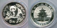 China 5 Yuan 1993 ~ Panda ~ stgl 80.93 US$  +  92.50 US$ shipping