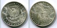USA 1 Dollar 1901 o ~ Morgan Dollar mit Lichtenrader Pr&auml;gung und Stempel... 1,170.34 元  ＋  93.63 元 运费