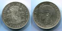 Spanien 5 Peseten ~ Jahreszahl leicht doppelt ~ -