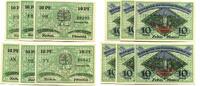 Thüringen 6x10 Pfg. Oberhof, -