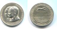 Deutschland, Silber Medaille Auf den Ersten Ost-West Ozean-Flug der Bremen, -