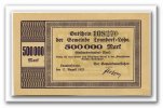Deutschland 500.000 Mark ~ Hamburg / Tonndorf Lohe - Gemeinde ~ -