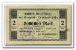 Deutschland 2 Mio. Mark ~ Hamburg / Tonndorf Lohe - Gemeinde ~ -