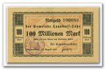 Deutschland 100 Mio. Mark ~ Hamburg / Tonndorf Lohe - Gemeinde ~ -