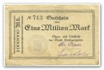 Deutschland 1 Million Mark ~ Schleswig Holstein / Spar - und Leihkasse der Stadt Heiligenhafen ~ -
