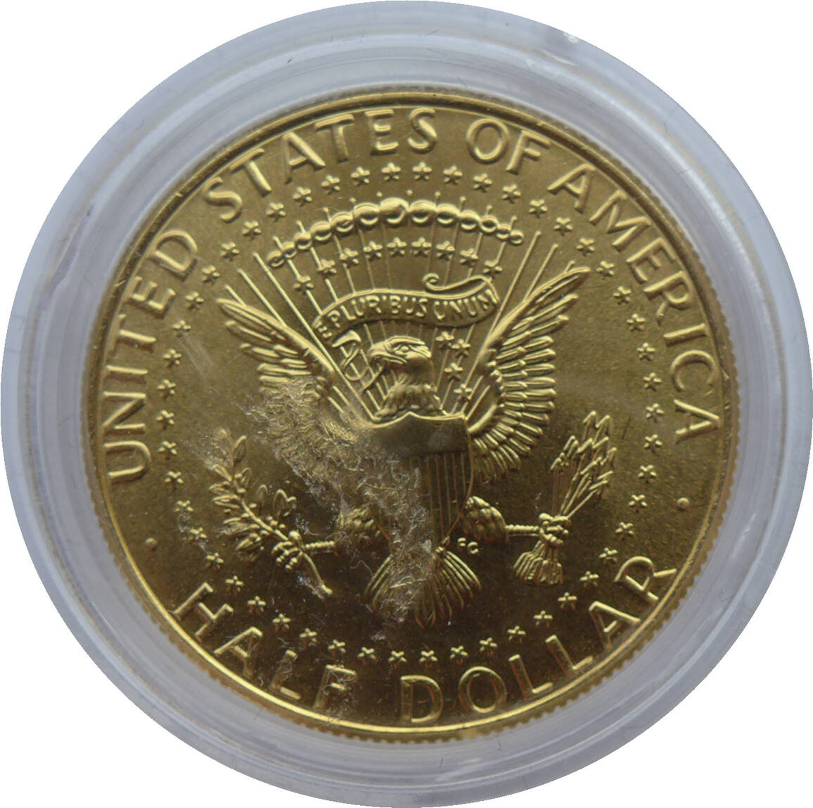 USA Half Dollar 2013 J. F. Kennedy - vergoldet mit 24 Kt Gold BU | MA-Shops