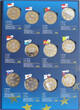 Europa 20 Medaillen 2012 10 Jahre Euro Sammlung - versilbert, teilvergoldet, mit Swarovski veredelt Proof