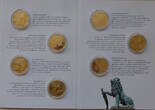 Deutschland 7 Silbermedaillen Sammlung 1500 Jahre Bayern in edlem Silber mit orig. Folder - mit Gold veredelt Spiegelglanz