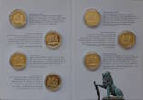 Deutschland 7 Silbermedaillen Sammlung 1500 Jahre Bayern in edlem Silber mit orig. Folder - mit Gold veredelt Spiegelglanz