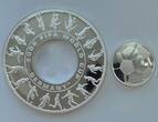 Australien 1 Dollar + 25 Cents 2004 Fußball WM 2006 in Deutschland - Münze mit Innenteil Proof