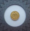 Ruanda 10 FRW 2019 Icons of the World - Buffalo & Indian Head - 1/200 Oz Gold CH UNC in Coincard