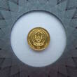 Ruanda 10 FRW 2019 Icons of the World - Buffalo & Indian Head - 1/200 Oz Gold CH UNC in Coincard