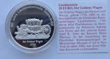 20 Euro 1996 190 Jahre Liechtensteinische Souveränität - Der goldene Wagen Proof, minimal angelaufen