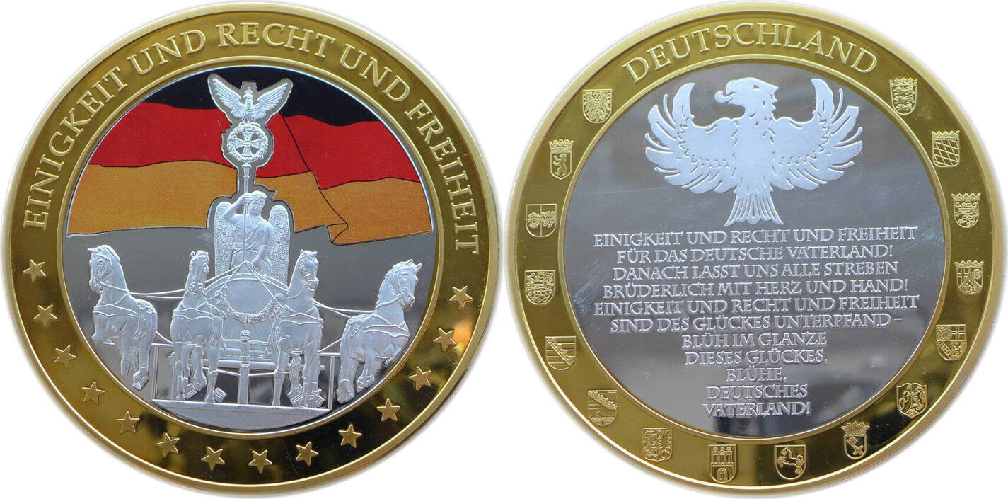 Medaille 2011 Der Deutschland Gigant-Einigkeit und Recht und Freiheit