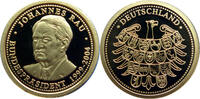 Deutschland Goldmedaille Bundespräsident der BRD - Johannes Rau 1999-2004 -
