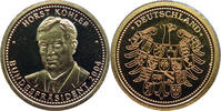Deutschland Goldmedaille Die Kanzler und Präsidenten der BRD - Horst Köhler - Bundespräsident 2004 -