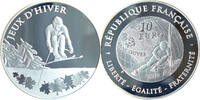 Frankreich 10 Euro Olympische Winterspiele 2010 in Vancouver-Ski Alpin -