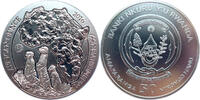 Ruanda 50 Francs - Amafaranga Fabulous 15 Silver Collection - Erdmännchen - Privy Mark f15 - 1 Oz Silber -
