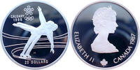Kanada 20 Dollar Olympische Winterspiele 1988 in Calgary - Eiskunstlaufpaar -