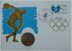 DDR 10 Mark Numisbrief Spiele der XXIV. Olympiade 1988 - DDR Sport -