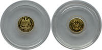 Ruanda 10 Francs (Amafaranga) History of Classic Gold - Mexikanischer Adler - 0,5 g Gold -