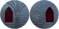 Liberia 20 Dollars Tiffany Art - mit eingelassenem orig. Tiffany-Glas - 2 Oz Silber -