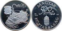 Ungarn 500 Forint Altes Donauschiff Carolina -