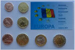 Andorra Euro-Proben KMS Euro Kursmünzensatz - Essai-Pattern-Probe -
