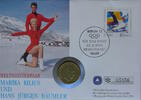 Norwegen 1 Krone Numisbrief - Weltmeisterpaar Marika Kilius & Hans Jürgen Bäumler - Eiskunstlauf -