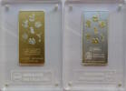 Malawi 50 Kwacha World Coin Bar - Münzbarren - 1 Oz Silber teilvergoldet -