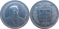 5 Franken 1932 B Schweiz Confoederatio Helvetica - Eidgenossenschaft ss+, kl. Kratzer