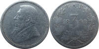 3 Pence 1893 Südafrika Krüger ss