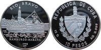 Kuba 10 Pesos Schiff Rio Bravo - Hamburgo-Habana -