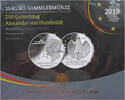 Bundesrepublik Deutschland 20 Euro 20-Euro-Sammlermünze - 250. Geburtstag Alexander von Humboldt - -