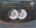 Bundesrepublik Deutschland 20 Euro 20-Euro-Sammlermünze - 250. Geburtstag Ludwig van Beethoven - -