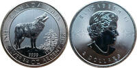 Kanada 2 Dollars Grauwolf - 3/4 Oz Silber -
