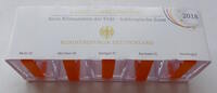 Bundesrepublik Deutschland 5 x 5 Euro Serie Klimazonen der Erde - Subtropische Zone - mit orangem Polymerring -