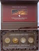 Malawi 4 x 50 Kwacha Silver Investment Coins - Prestige-Set 2010 - Springbok - 4 Silberunzen -