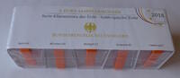 Bundesrepublik Deutschland 5 x 5 Euro Serie Klimazonen der Erde - Subtropische Zone - mit orangem Polymerring -