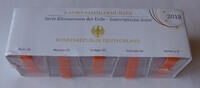 Bundesrepublik Deutschland 5 x 5 Euro Serie Klimazonen der Erde - Subtropische Zone - mit orangem Polymerring -