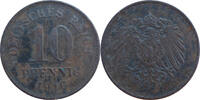 Deutsches Reich Kaiserreich 10 Pfennig Wilhelm II. -