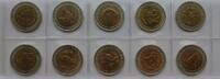 Russland 2x 5 Rubel, 3x 10 Rubel, 5x 50 Rubel 1991, 1992, 1993 vz 1,013.46 元  ＋  374.12 元 运费