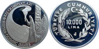 Türkei 10000 Lira Olympische Winterspiele 1988 in Calgary -