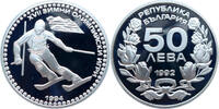 Bulgarien 50 Leva Olympische Winterspiele 1994 in Norwegen - Slalomläufer - -
