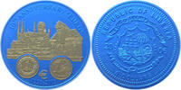 Liberia 5 Dollars 10. Jahrestag des Euro Slowakei - Niob mit Goldapplikation Matt -