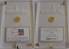 50 Yuan 2009 China Wall Street Investment Gold Collection - Panda 1/10 Oz Gold Platinated st
