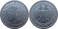 Weimarer Republik 50 Reichspfennig Kursmünze -