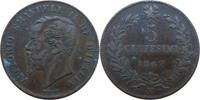 Italien Königreich 5 Centesimi Vittorio Emanuele II. 1861-1878 -